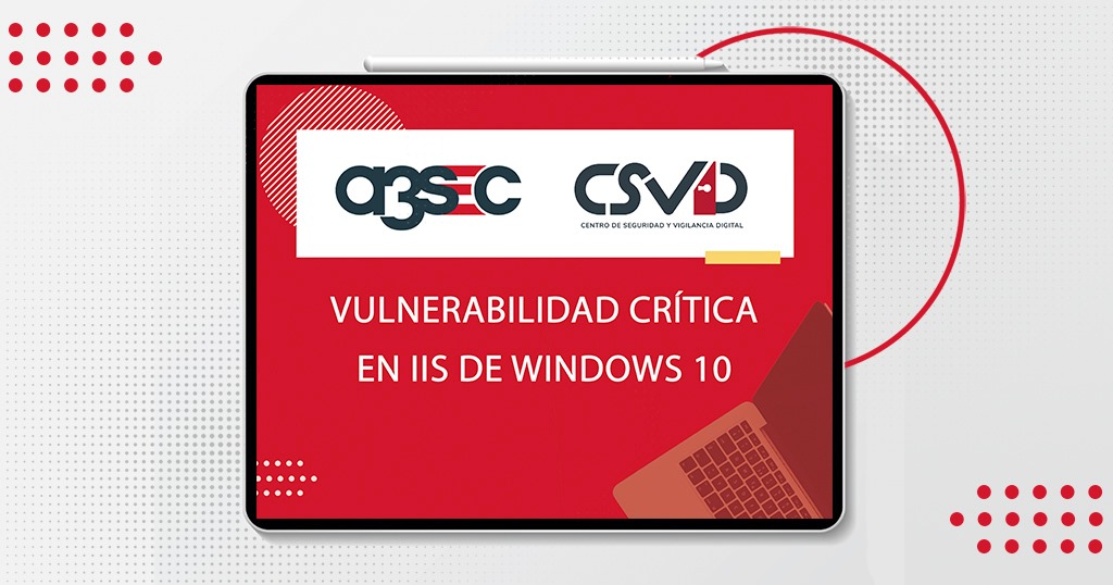 Vulnerabilidad crítica en IIS de Windows 10