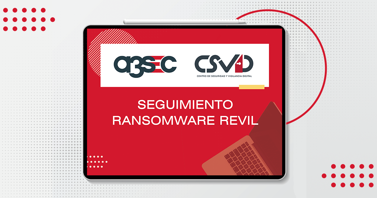 fb a3sec-alerta-Seguimiento Ransomware Revil